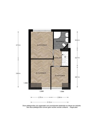 Floorplan - Boskrekel 63, 7423 HB Deventer